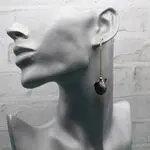 Авторские серьги с барочным жемчугом