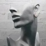 Серьги с натуральными камнями - розовый кварц
