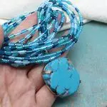 Бирюзовое колье