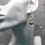 Авторские серьги с яшмой