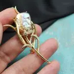 Жемчужные броши