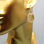 Серебряные серьги с халцедоном