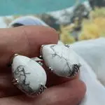 Серьги с кахолонгом