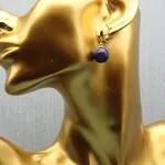Серьги с лазуритом