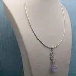 Колье с аметистом