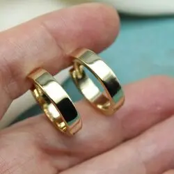 Золотые серьги конго