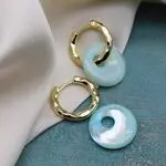Серьги со съемными подвесками