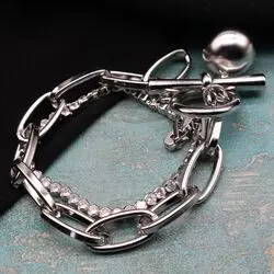 Сет браслетов из цепей