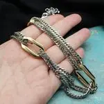 Украшения с цепями - колье