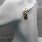Серьги с эмалью