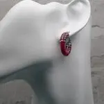 Серьги с эмалью
