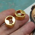 Серьги золотые необычные