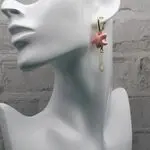 Стильные серьги с перламутром