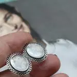 Серьги с горным хрусталем