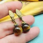 Авторские украшения с тигровым глазом