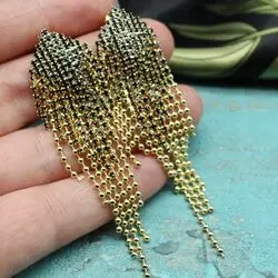 Серьги в стиле арт деко