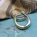 Серьги с разными металлами