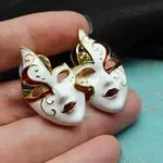 Серьги маски