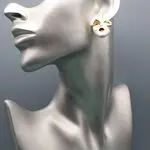 Серьги в виде масок