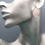Натуральные камни - розовый кварц в украшениях