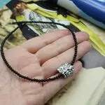 Чокер с агатом и подвеской