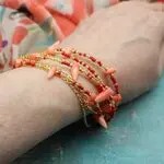 Авторские браслеты с кораллами