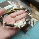 Стильные украшения с натуральными камнями - кораллом, рогом буйвола