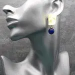 Серьги с лазуритом