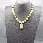 Колье с агатом, украшения авторские с зелеными камнями