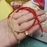 Колье с яблоками