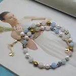 Чокер из жемчуга и натуральных камней