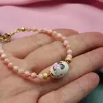 Браслет с керамической бусиной