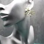 Необычные серьги - серьги в виде солнца