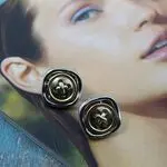 Серьги пуговки