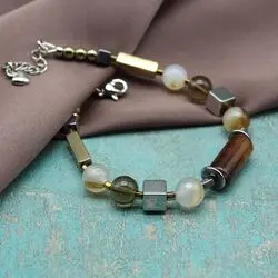 Браслет с агатом