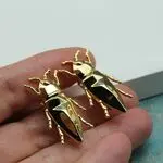 Серьги в виде насекомых