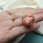 Брошь булавка с розой
