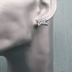 МСерьги гвоздики с гелиотисом